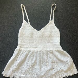 Hollister White Camisole Top